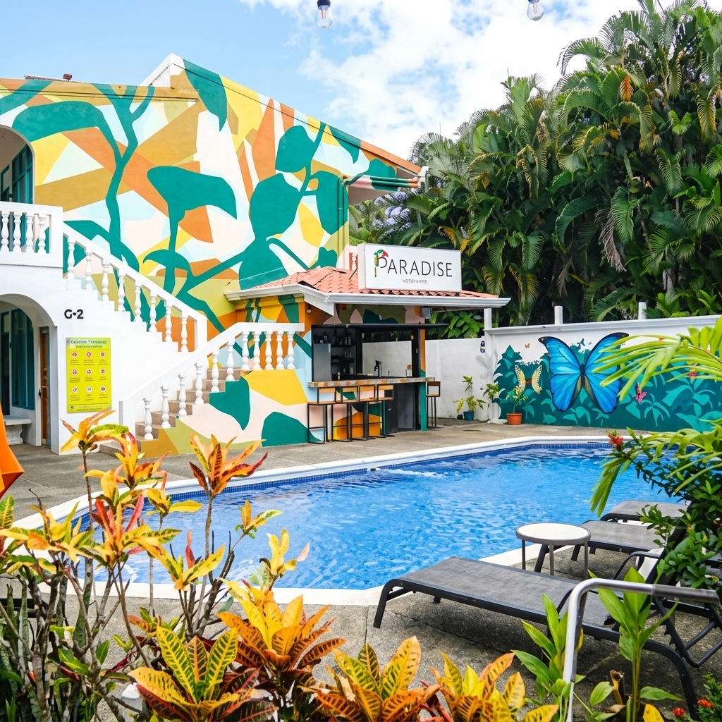 Tropical Pool Oasis